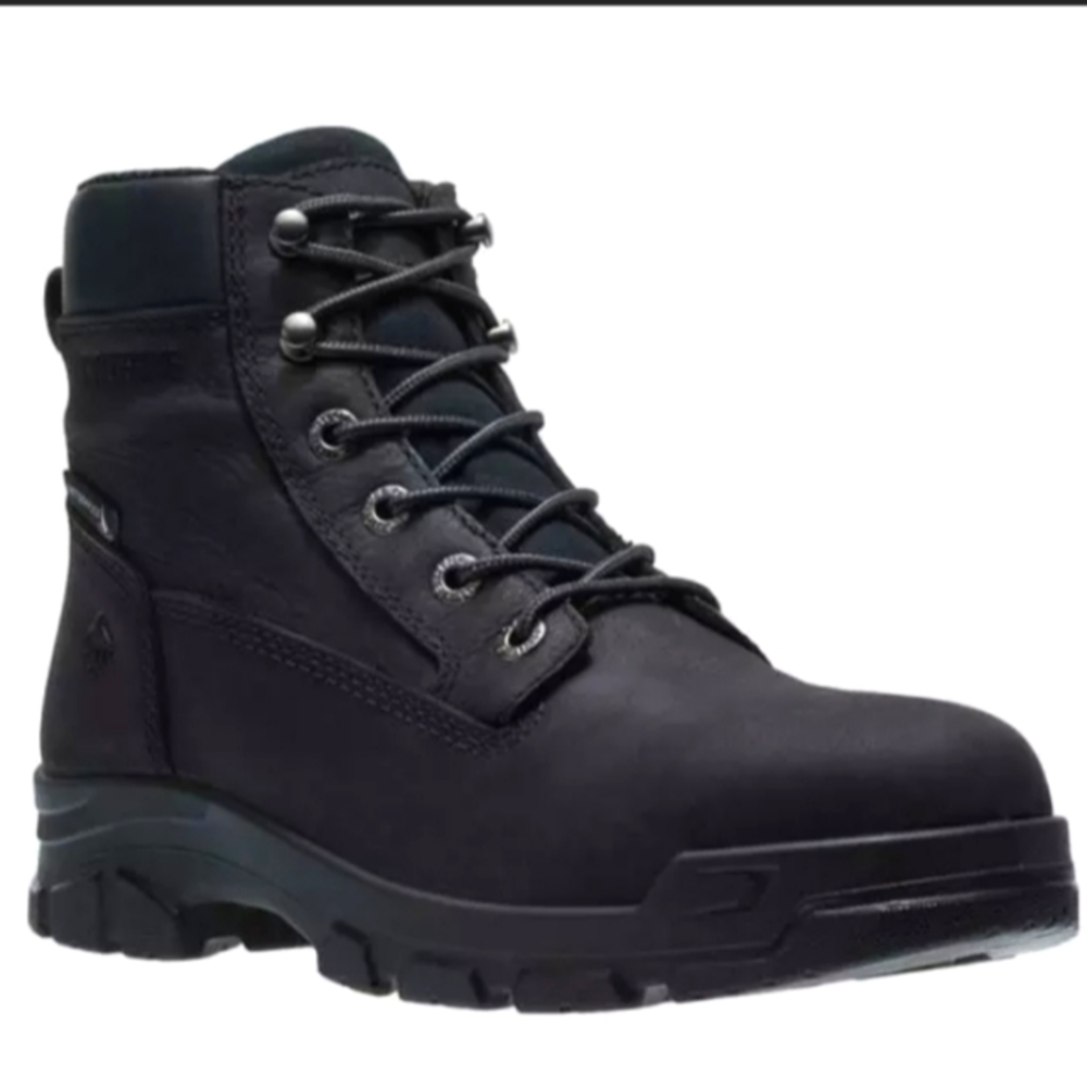 Wolverine Chainhand Waterproof Women's Men's 6" STEEL Toe Work Boots Non Slip